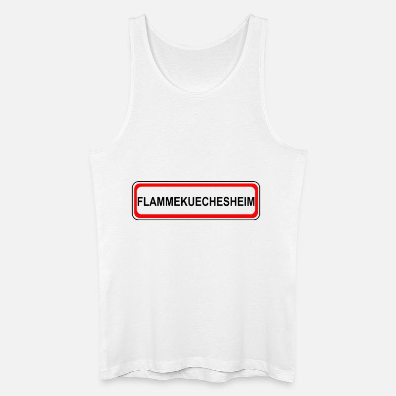 Flammekuechesheim | - Männer Bio Tank Top - Weiß