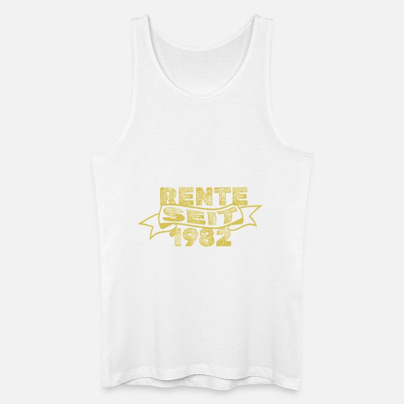 1982 1982 - Männer Bio Tank Top - Weiß