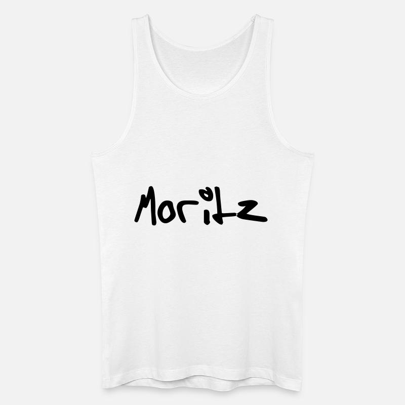 moritz - Männer Bio Tank Top - Weiß