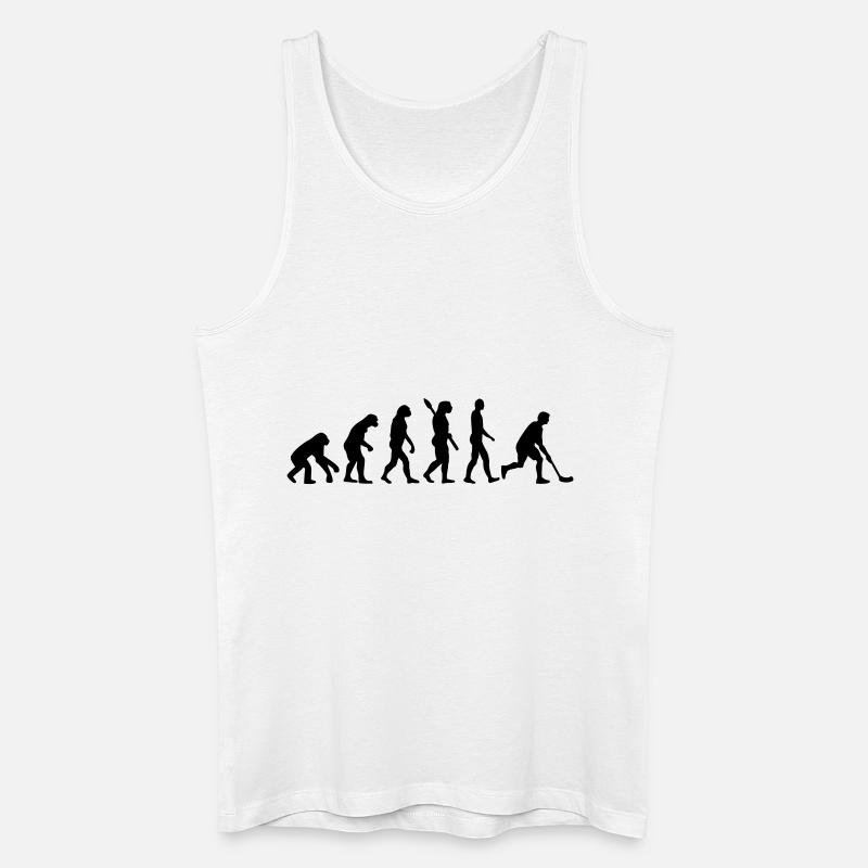 Floorball Evolution - Männer Bio Tank Top - Weiß