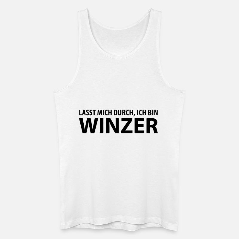 winzer - Männer Bio Tank Top - Weiß