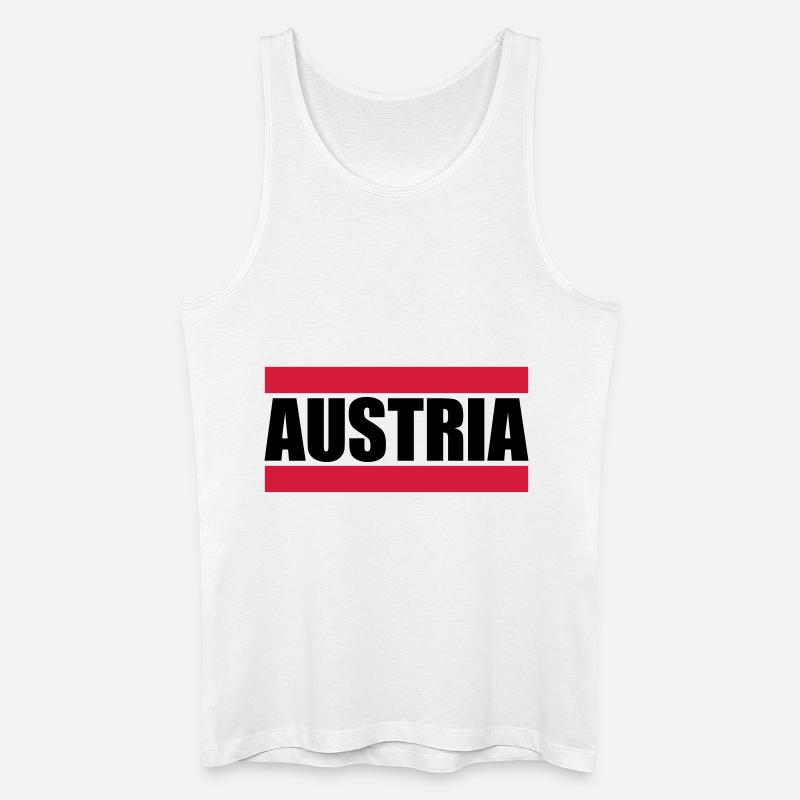 Cool Austria Design - Männer Bio Tank Top - Weiß