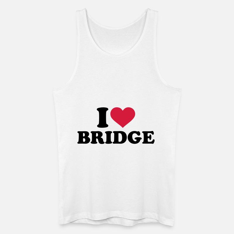 Bridge - Männer Bio Tank Top - Weiß