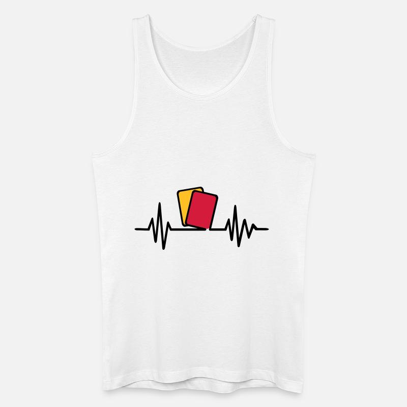 Schiedsrichter - Männer Bio Tank Top - Weiß