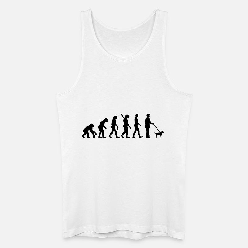 Border Terrier - Männer Bio Tank Top - Weiß