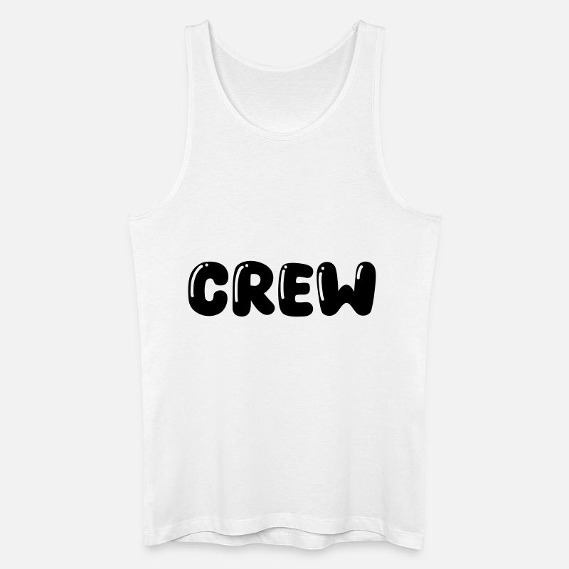Crew - Männer Bio Tank Top - Weiß
