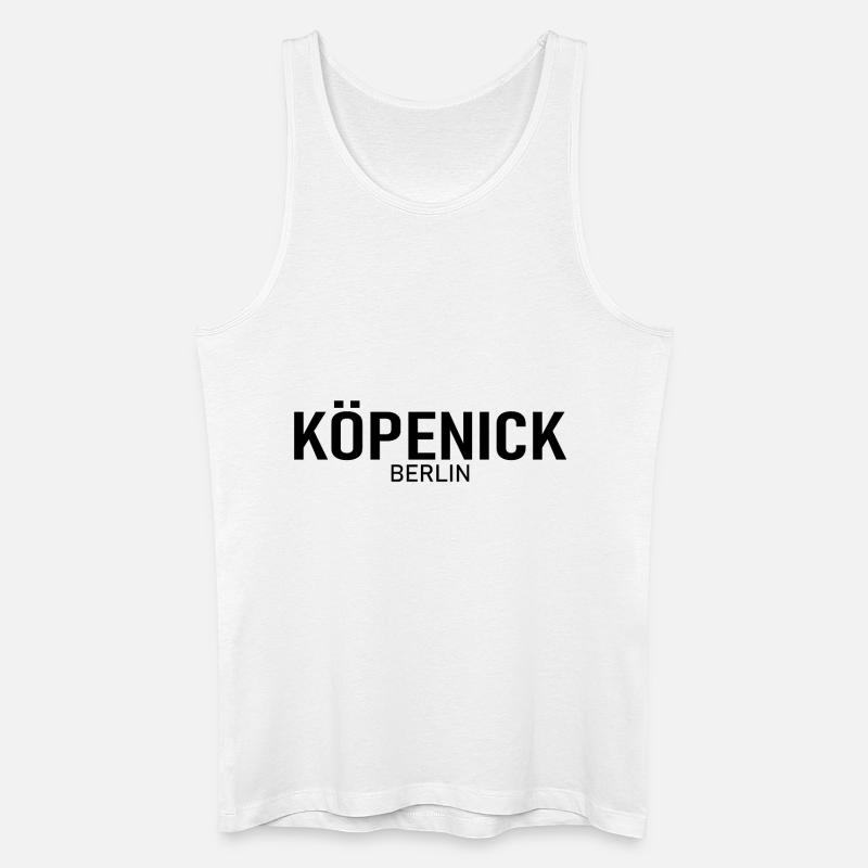 Köpenick - Berlin - Deutschland - Männer Bio Tank Top - Weiß