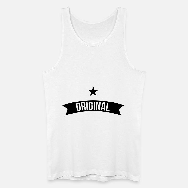 Original - Männer Bio Tank Top - Weiß