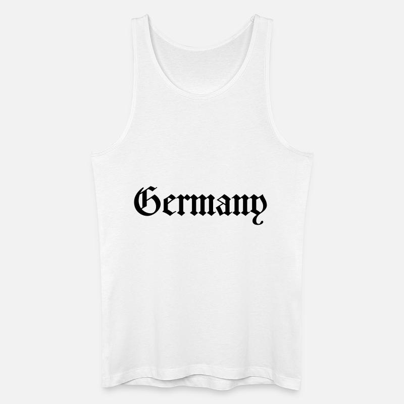germany - Männer Bio Tank Top - Weiß