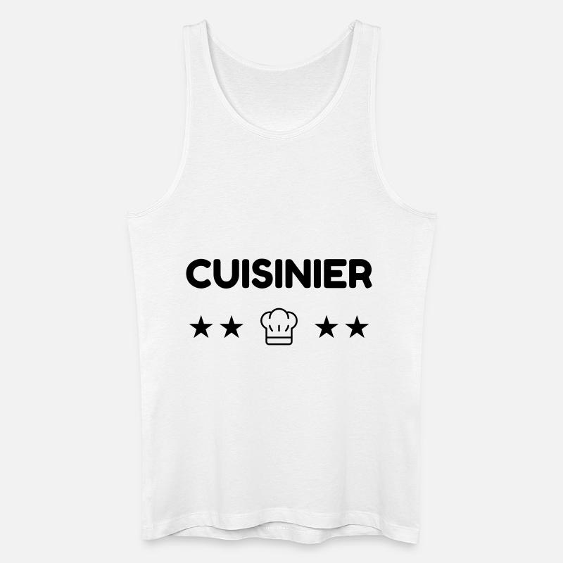 Koch / Kochen / Cooking / Chef - Männer Bio Tank Top - Weiß