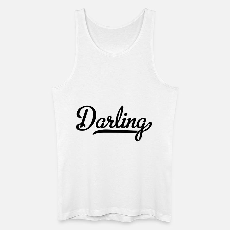 Darling - Männer Bio Tank Top - Weiß