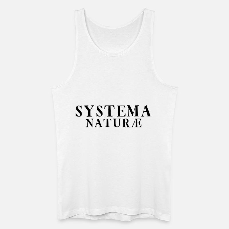 Systema Naturae - Männer Bio Tank Top - Weiß
