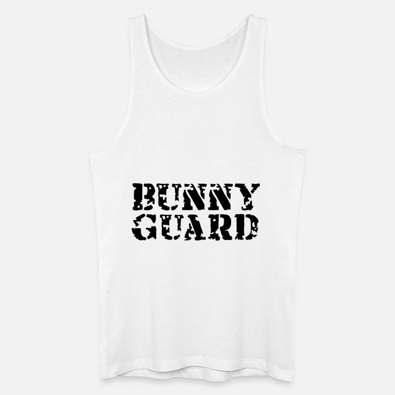 Bunny Guard - Männer Bio Tank Top - Weiß