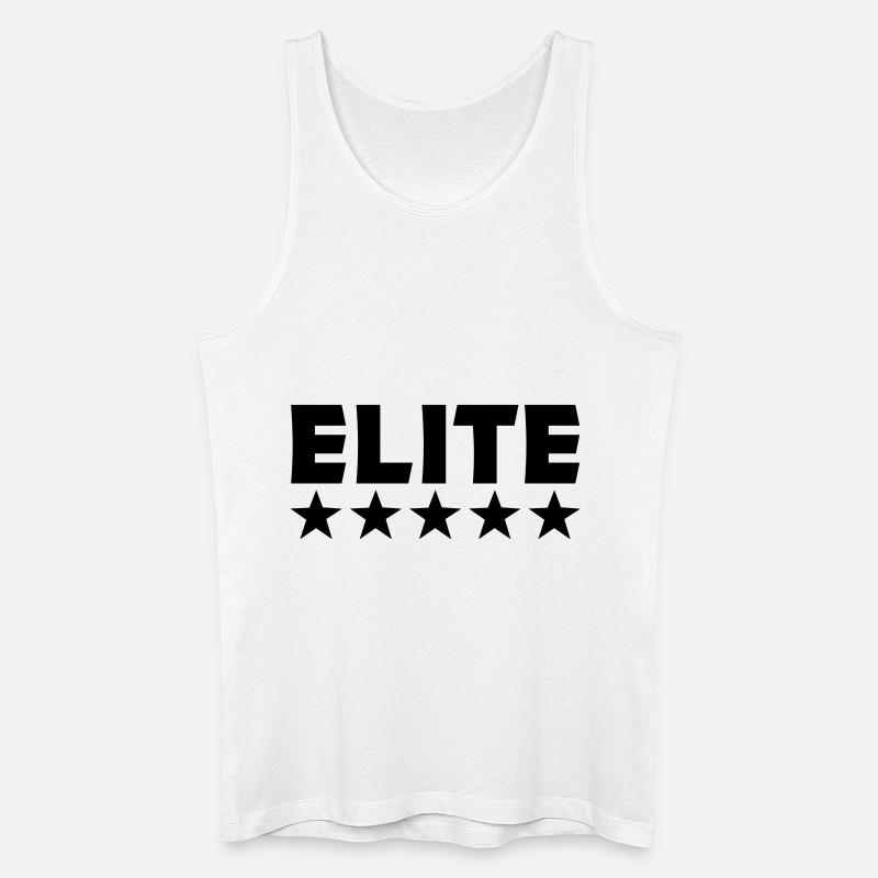 elite - Männer Bio Tank Top - Weiß