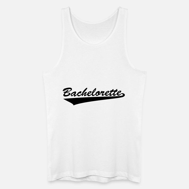 Bachelorette - Männer Bio Tank Top - Weiß