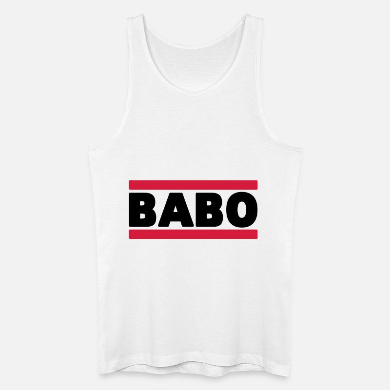 Babo - Männer Bio Tank Top - Weiß