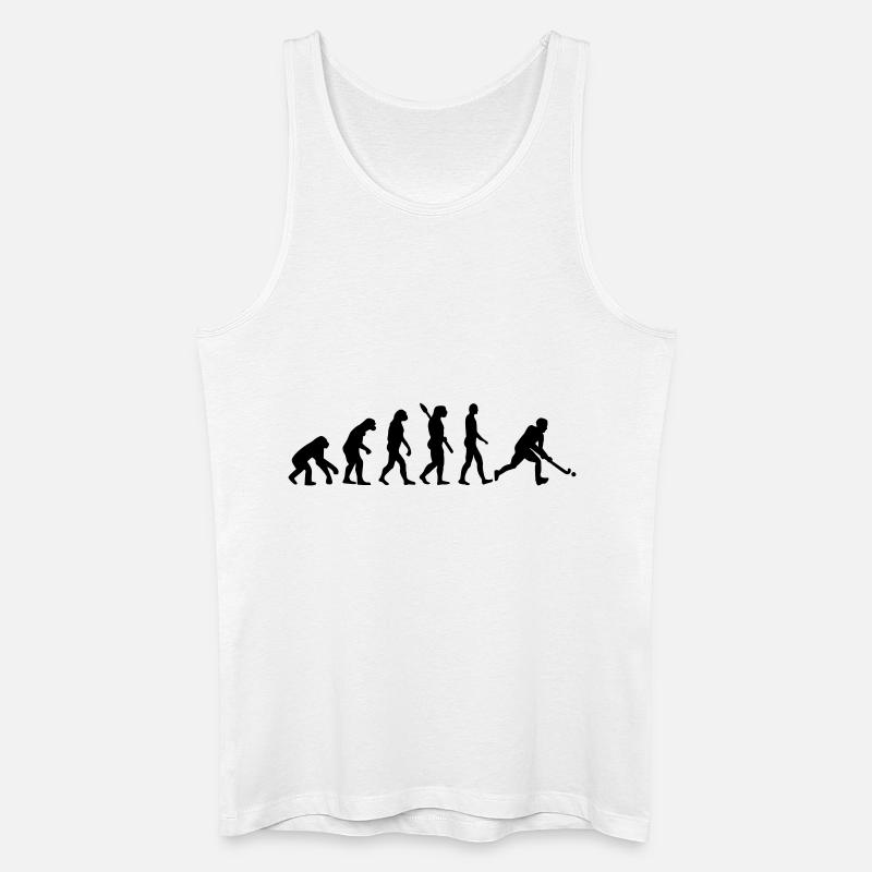 Evolution Hockey - Männer Bio Tank Top - Weiß