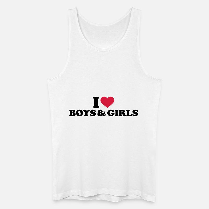 Bisexuell - Männer Bio Tank Top - Weiß