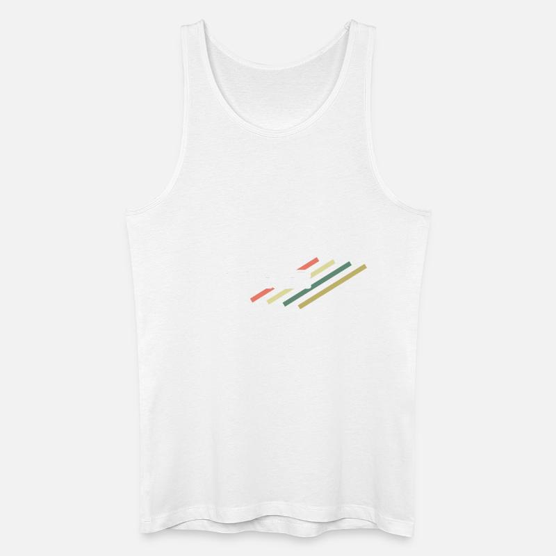 Arbeitsplatz Bodenleger - Männer Bio Tank Top - Weiß