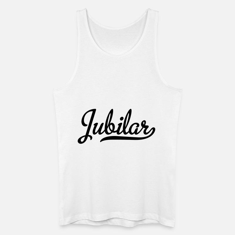 Jubilar - Männer Bio Tank Top - Weiß