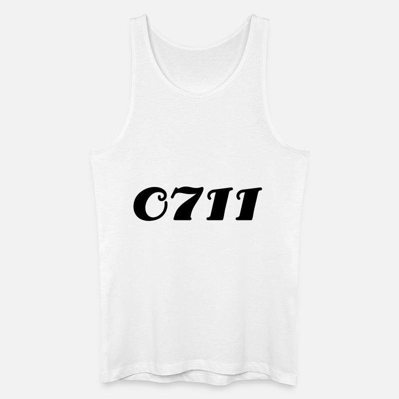 0711 - Männer Bio Tank Top - Weiß