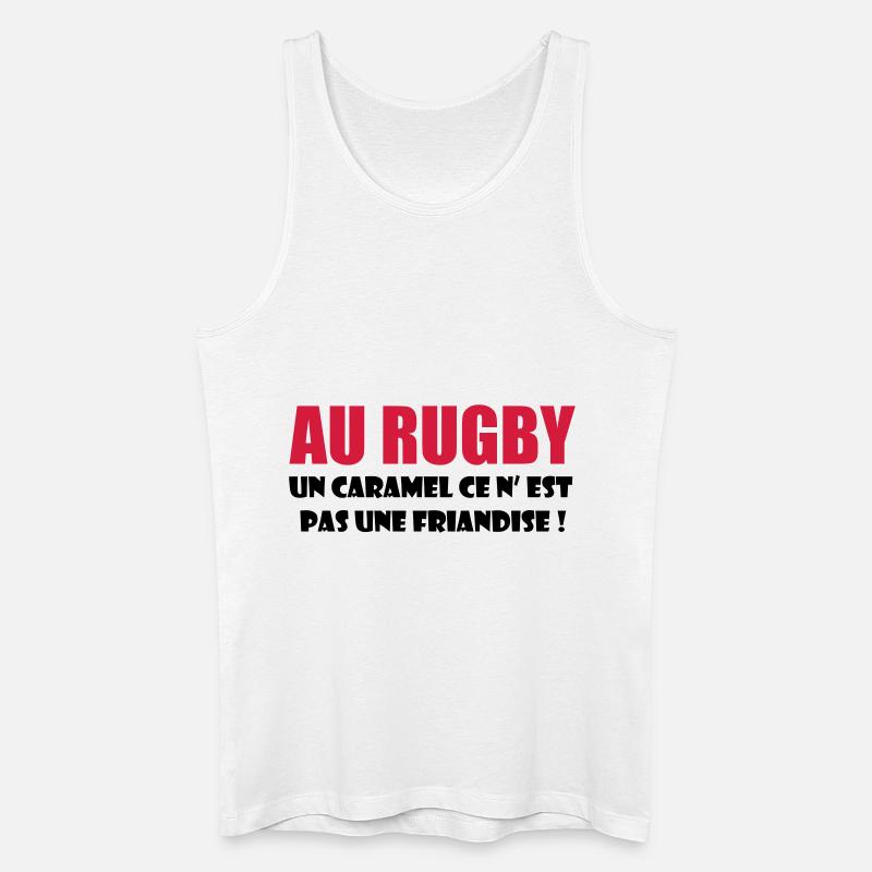 rugby - Men’s Organic Tank Top - white