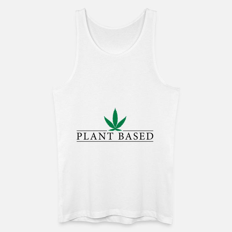 Plant Based - Männer Bio Tank Top - Weiß