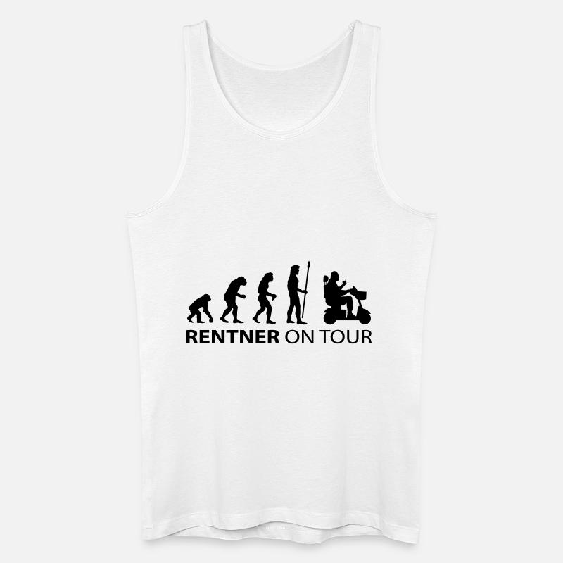 Rentner - Männer Bio Tank Top - Weiß