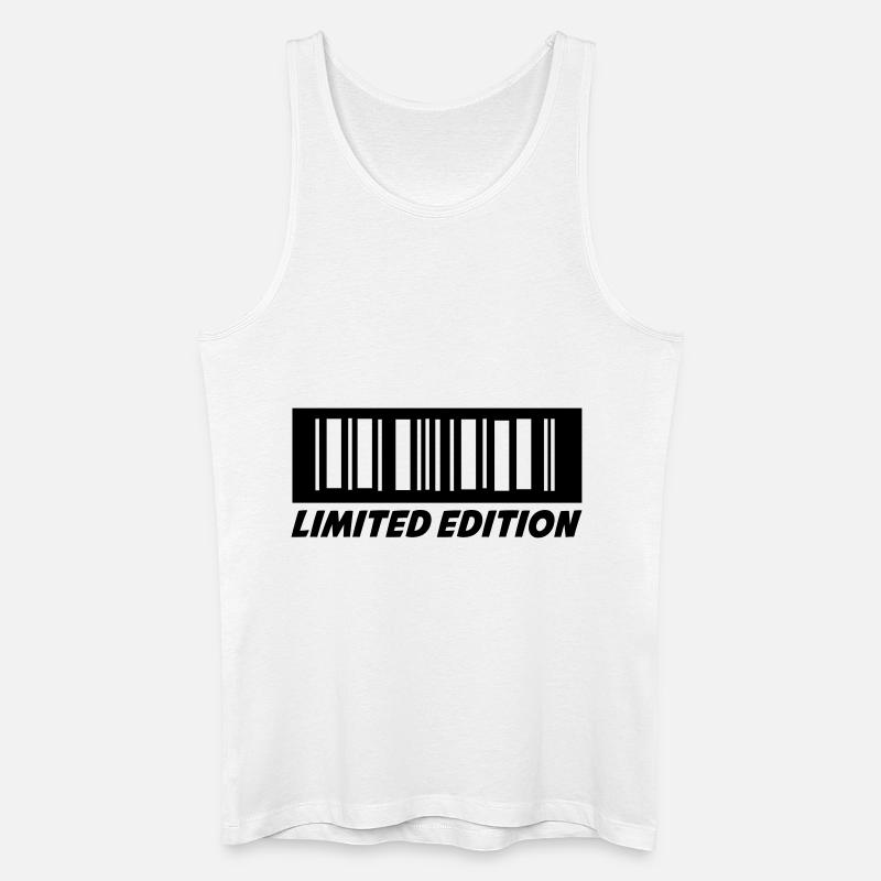 barcode_02 - Männer Bio Tank Top - Weiß