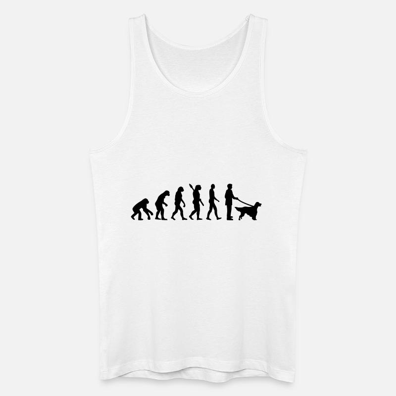 English Setter - Männer Bio Tank Top - Weiß