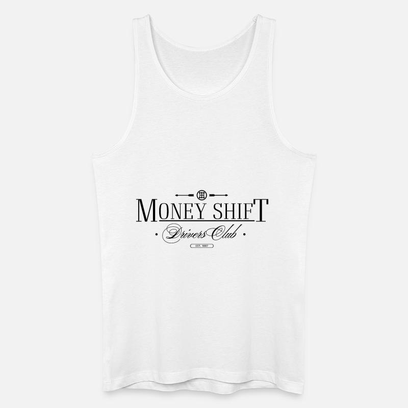 Geld-Verschiebung - Männer Bio Tank Top - Weiß