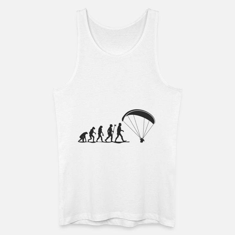 evolution paragliding - Männer Bio Tank Top - Weiß
