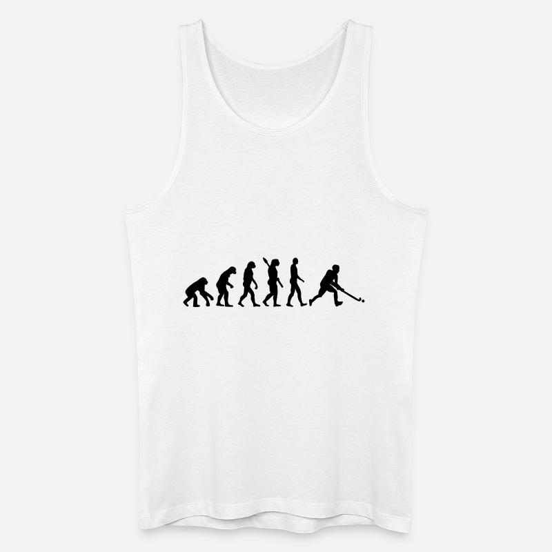 Evolution Hockey - Männer Bio Tank Top - Weiß