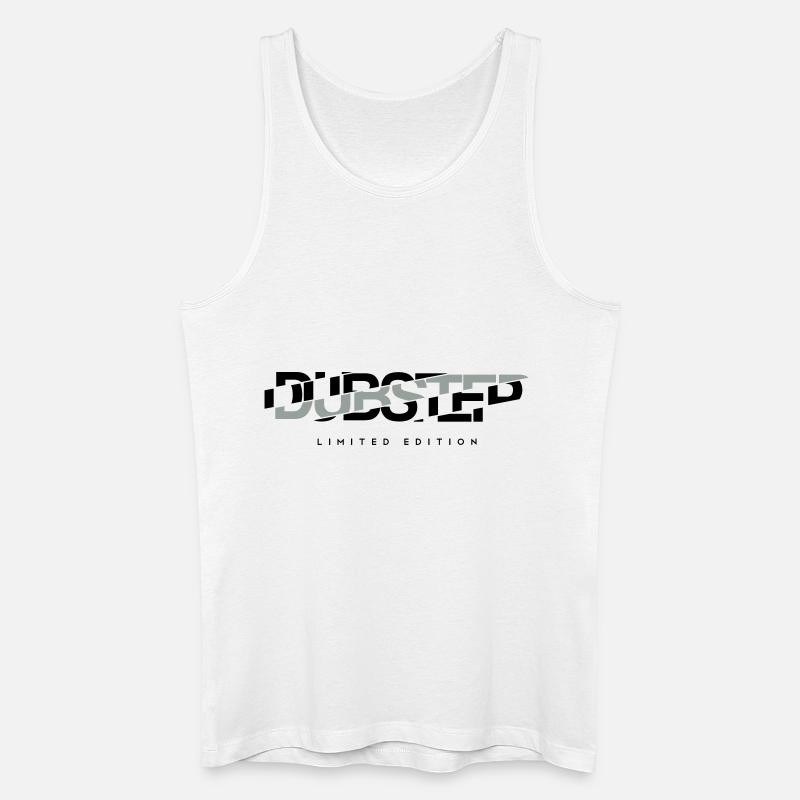 dubstep LE - Männer Bio Tank Top - Weiß