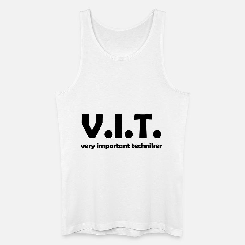 techniker - Männer Bio Tank Top - Weiß
