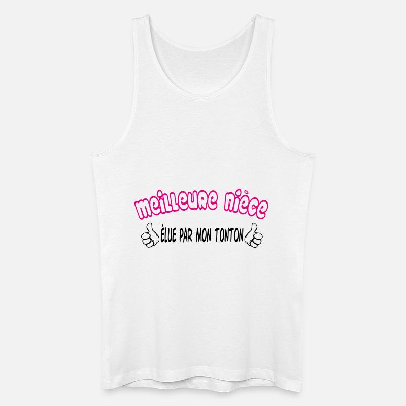 Beste Nichte - Männer Bio Tank Top - Weiß