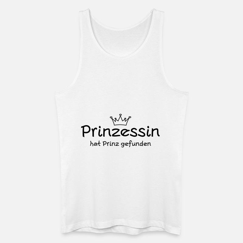 prinzessin - Männer Bio Tank Top - Weiß