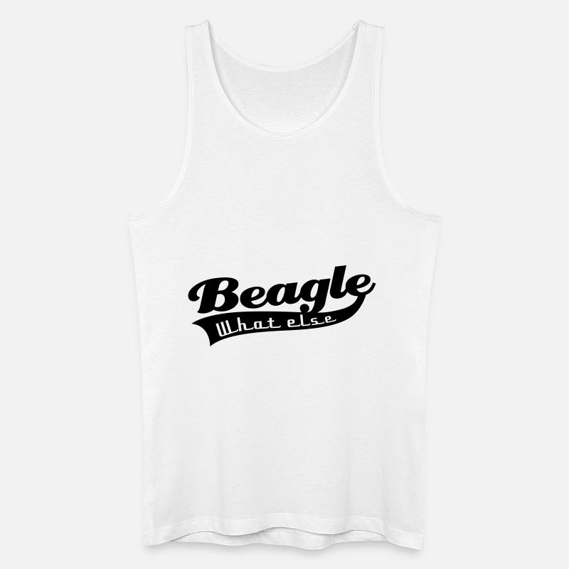 Beagle - Männer Bio Tank Top - Weiß