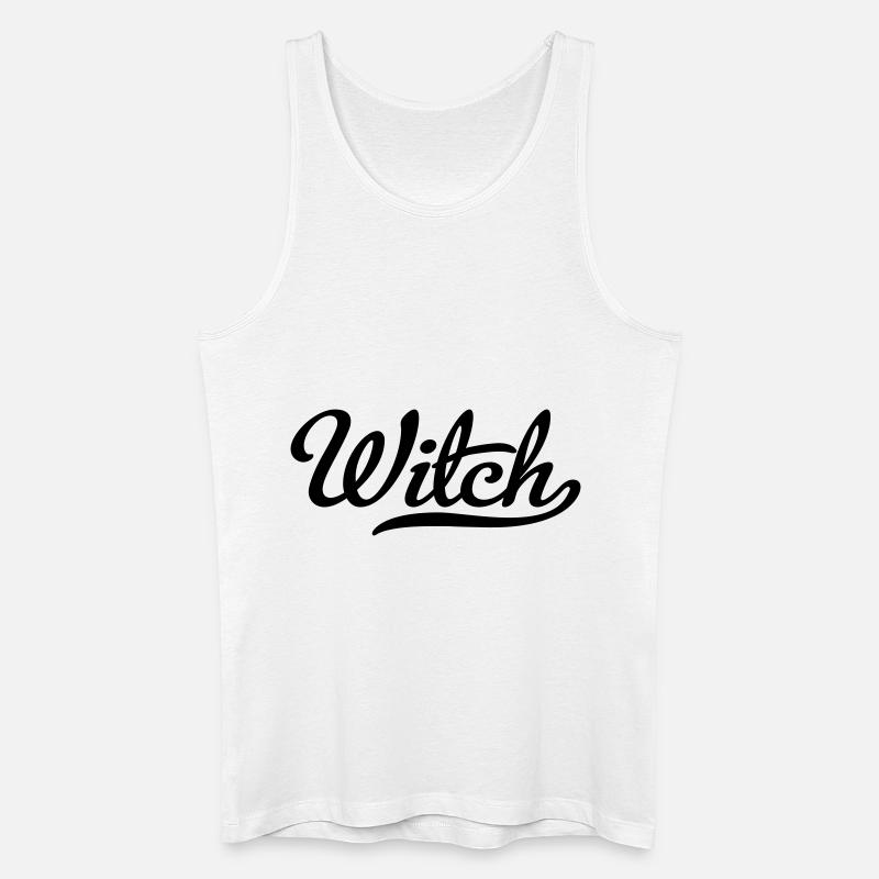 Hexe - Männer Bio Tank Top - Weiß
