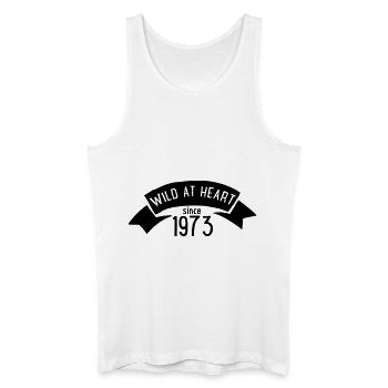 1973 - Männer Bio Tank Top - Weiß - Vorne