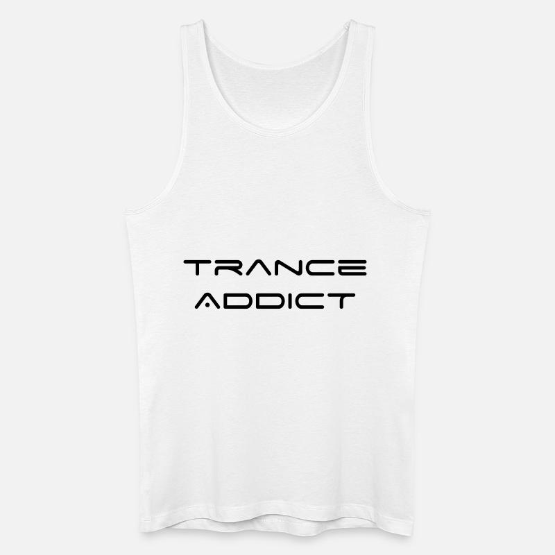 trance Addict - Canotta ecologica da uomo - bianco