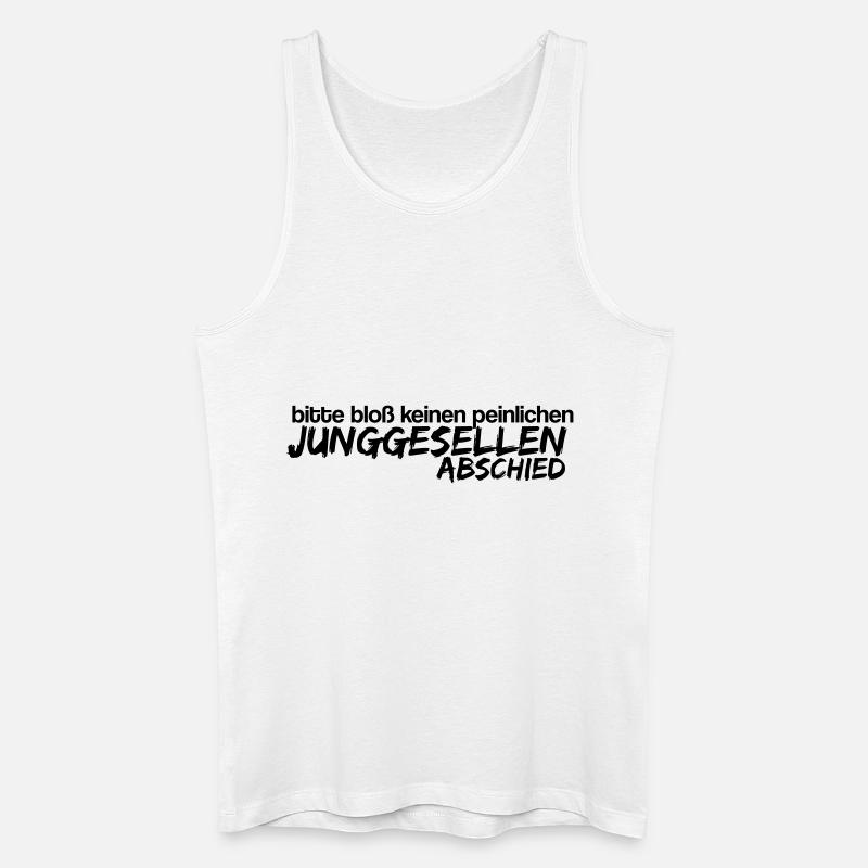 peinlicher Junggesellenabschied - Männer Bio Tank Top - Weiß