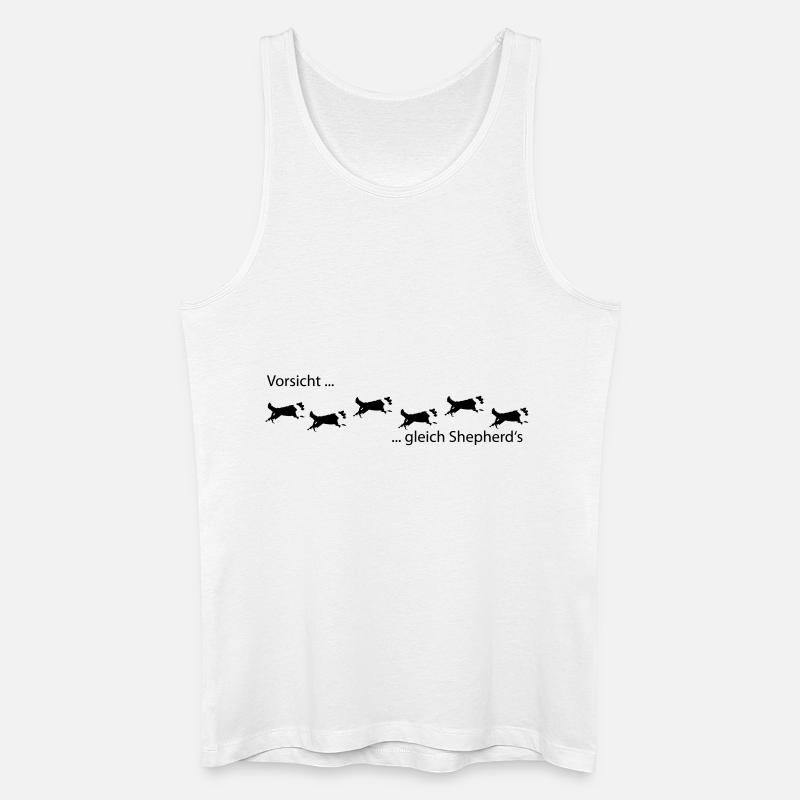 Gleich Shepherd's - Männer Bio Tank Top - Weiß
