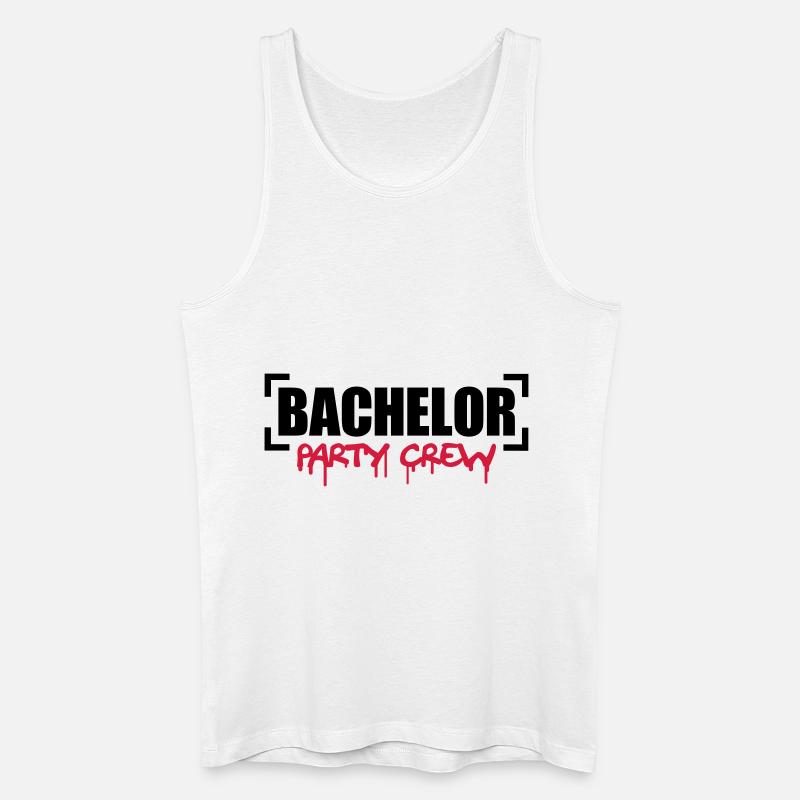 Bachelor Party Crew - Männer Bio Tank Top - Weiß