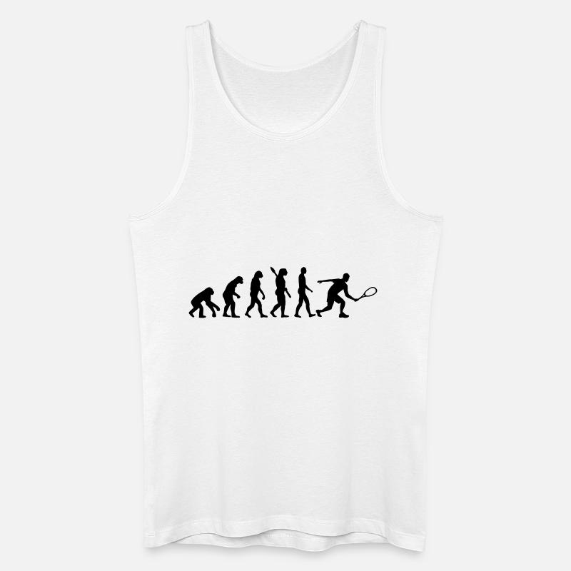 Evolution Squash - Men’s Organic Tank Top - white