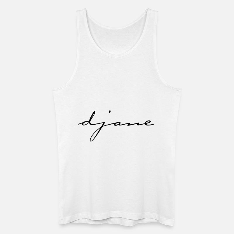 DJANE script - Männer Bio Tank Top - Weiß