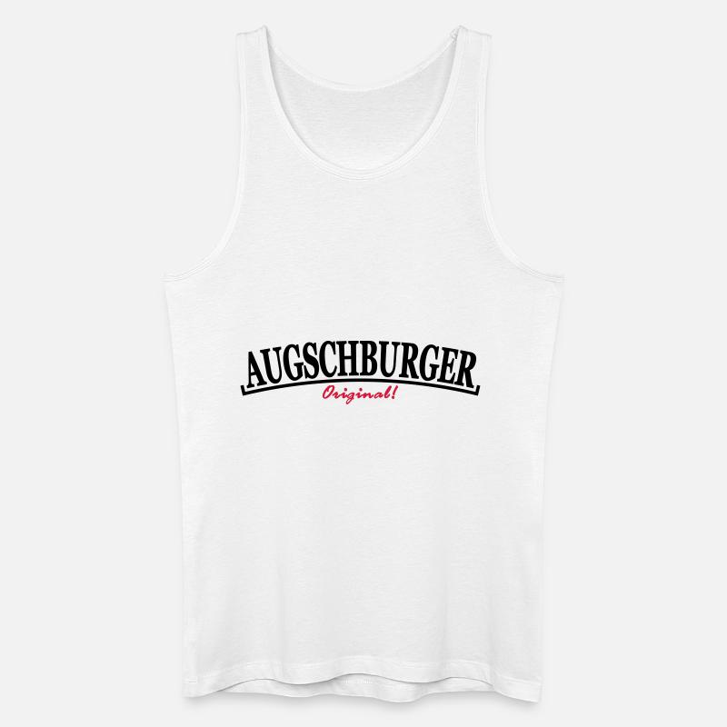 Augschburger, Original - Männer Bio Tank Top - Weiß