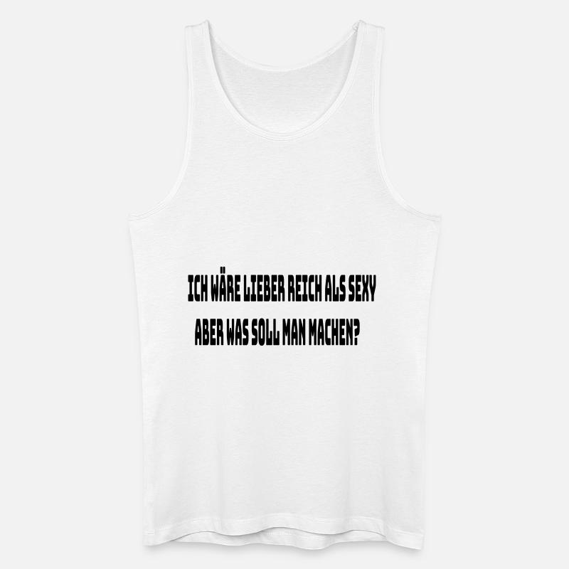 Lustig Geschenk - Männer Bio Tank Top - Weiß