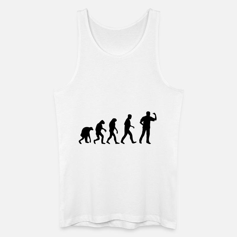 dart evolution - Débardeur bio Homme - blanc