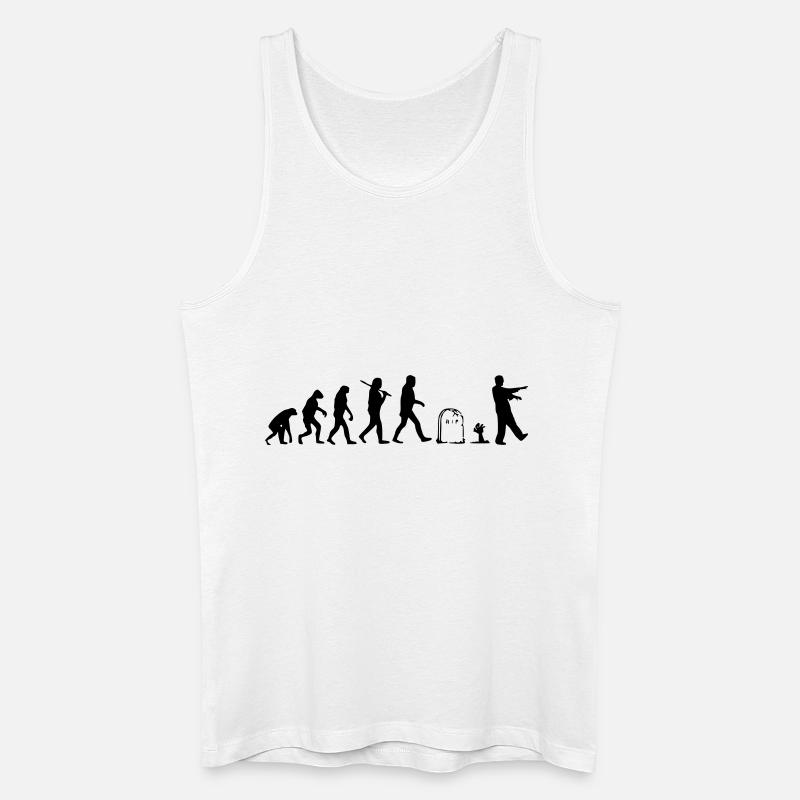 Evolution - Débardeur bio Homme - blanc